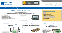 Desktop Screenshot of dataq.com