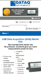 Mobile Screenshot of dataq.com